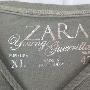 Zara Shirts - Zara Young Guerrilla The Dark Braveness Tee Zara Shirts - Zara Young Guerrilla The Dark Braveness Tee